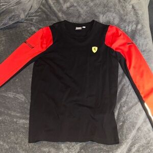 Puma Ferrari long sleeve shirt Never worn very high quality no tears or rips!!